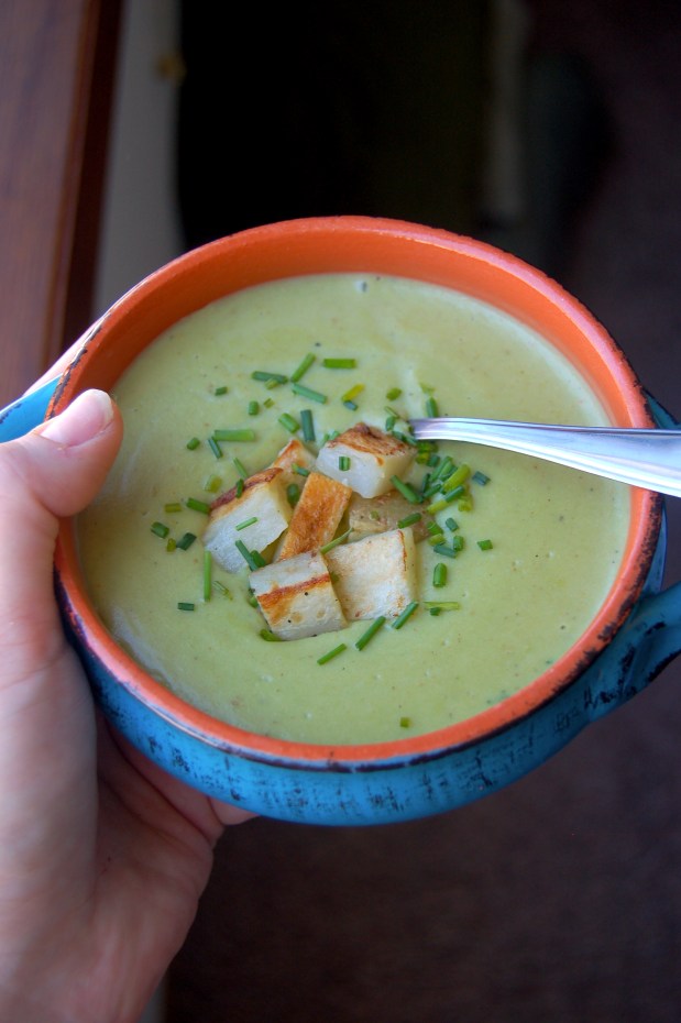 Creamy Potato Leek Soup 3