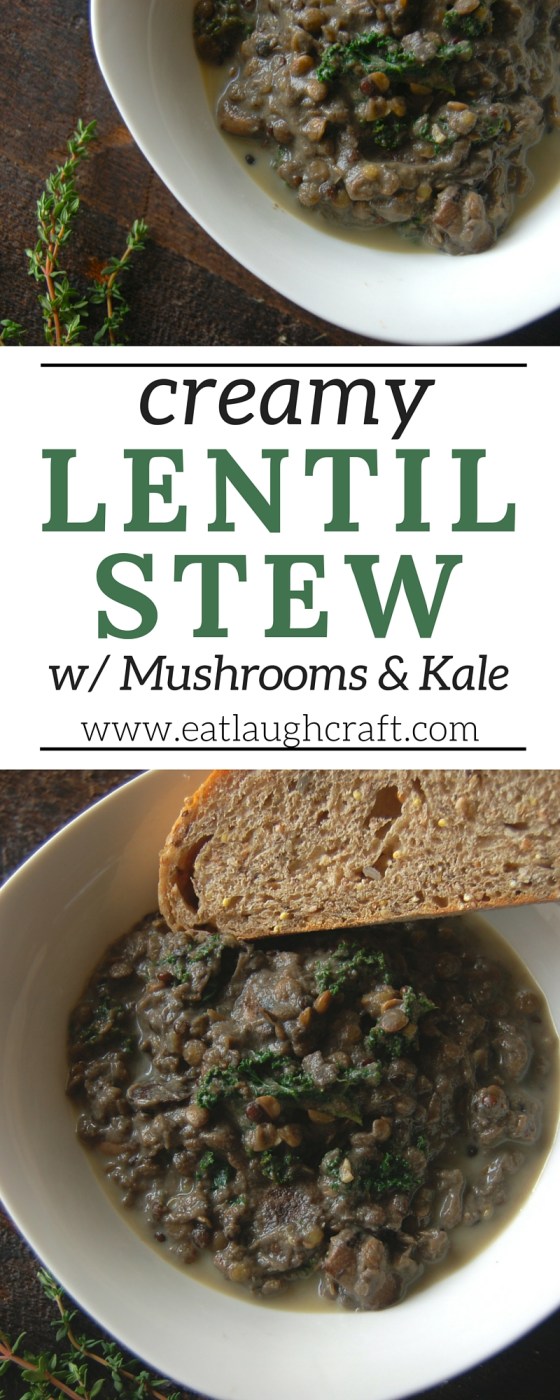Creamy Lentil Stew Pinterest